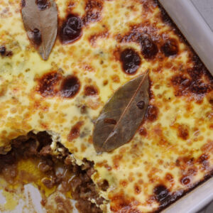 south african Beef Bobotie