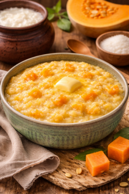 Umqa (Pumpkin & Maize Meal Porridge)