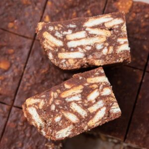 Marie Biscuit Chocolate Squares Recipe